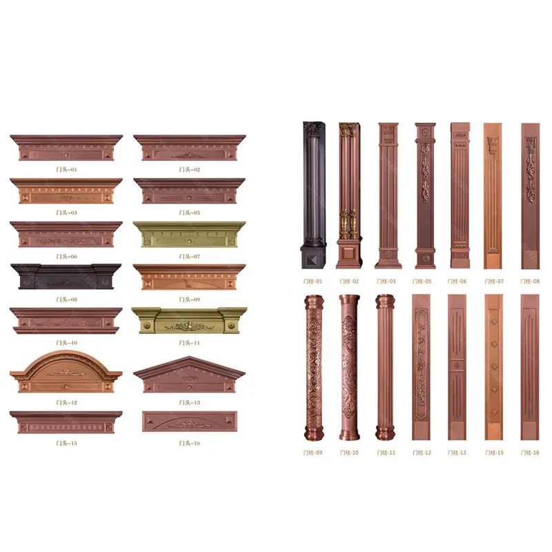 Козырек из меди для входной двери